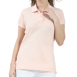 Polo à manches courtes pour femme, col classique, personnalisable, chemises de tennis pour femmes, OEM, hauts de golf respirants vierges pour femmes, fournisseur en gros - Product Image 1