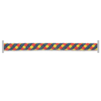 Cordon tressé 8 brins personnalisé de qualité supérieure, écologique, pour vêtements, chaussures, sacs, faible MOQ, 10 rouleaux