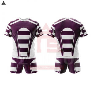 Uniforme de Rugby Sublimado para Hombre, Nuevo, al por Mayor, con Diseño Impreso y Pantalones Cortos, Uniforme de Rugby Profesional - Product Image 3