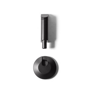 <strong>Black</strong> Windproof Sliding <strong>Door</strong> No Need for Drilling Anti-collision <strong>Door</strong> <strong>Stop</strong> for Bedroom and Bathroom - Product Image 1