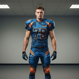 Ensemble de maillots de football américain unisexe 2026 les plus vendus, personnalisables avec nom et numéro, tenue de sport, uniformes de football à manches courtes - Product Image 1