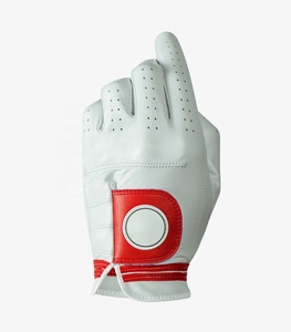 Custom Service Waterproof Synthetic Golf Gloves Grey Color Breathable Palm Protection Golf Gloves With Custom Logo and Color - Product Image 1