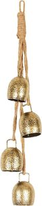 Campana Metálica Navideña Colgante para Decoración Festiva del Hogar, Adorno para Árbol de Navidad, Decoración Colgante - Product Image 5