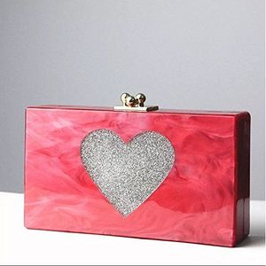 Bolso de Mano de Resina de Cristal de Lujo para Fiesta de Bodas, Accesorio de Moda para Damas - Product Image 4