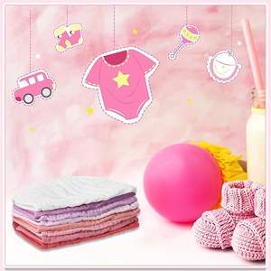 Bavoirs pour bébé en coton doux 100% bambou, lavables en machine, réutilisables, écologiques - Product Image 2