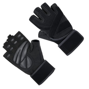 Sport Weight Lifting Gym Fitness Padded Weight Lifting Gloves Gym Gloves Workout Gloves with Wrist Wraps - Product Image 1