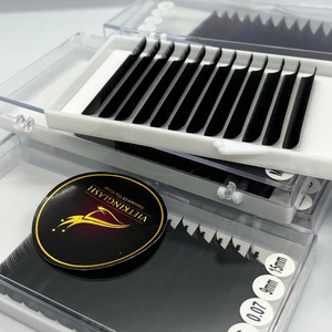 Top Quality Wholesale <b>Lash</b> Trays Pre Made <b>Fan</b> Eyelash Extensions Short Stem Long Stem Promade <b>Lash</b> Extension <b>Fans</b> <b>Premade</b> <b>Lash</b> - Product Image 2