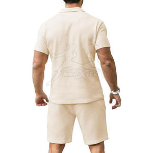 Ensemble polo et short pour homme, dernière mode, couleur personnalisée, ensemble polo et short pour adulte - Product Image 2