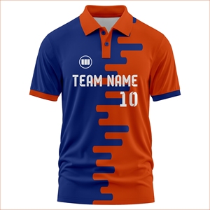 เสื้อคริกเก็ตฤดูร้อนประสิทธิภาพสูง เสื้อทีมสั่งทำพิเศษ พิมพ์ลายแบบซับลิเมชั่น ระบายอากาศได้ดี เป็นมิตรกับสิ่งแวดล้อม มีไซส์พลัส ชุดกีฬา - Product Image 1