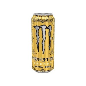 Boisson énergisante premium Tropical Monster Ultra Gold saveur ananas, le choix ultime de rafraîchissement - Product Image 1