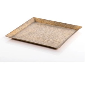 Bandeja Dorada en Forma de Manzana para Decoración de Mesa en Casa u Hotel, Plato para Servir Postres o Frutos Secos, Bandeja Metálica al Precio Más Bajo - Product Image 3