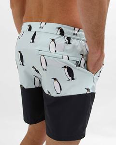 Short de bain à taille élastique personnalisé XS pour hommes Maillot de bain respirant sublimé Vêtements de plage décontractés Vêtements de plage solides imprimés personnalisés - Product Image 3
