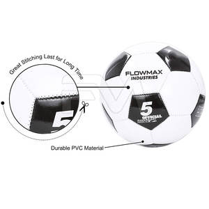 Balón de Fútbol Cosido a Mano de Estilo Único Hecho en Pakistán, Diseño Personalizado - Product Image 5