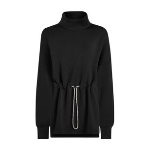 Sudadera Extra Grande de Invierno para Mujer, con Cordones Ajustables en la Cintura, Logotipo Personalizado en la Parte Delantera, Calidad Premium, Ecológica, 100% Algodón - Product Image 6