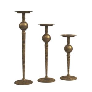 Porte-bougie décoratif en aluminium poli doré en forme de pomme de pin pour décoration d'événements, pour la mise en scène de mariages, pour offrir en cadeau - Product Image 5