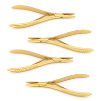 QORVEX INSTRUMENTS Pince à micro-anneaux en acier inoxydable pour pose et retrait d'extensions capillaires, usage professionnel en salon, garantie 3 ans