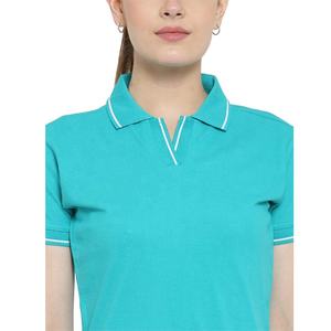 เสื้อโปโลผ้าฝ้ายคุณภาพสูงแบบเรียบสำหรับผู้หญิง แขนสั้น ลายเรียบ สำหรับฤดูร้อน เหมาะสำหรับกิจกรรมกลางแจ้ง มีจำหน่ายแล้ว - Product Image 3