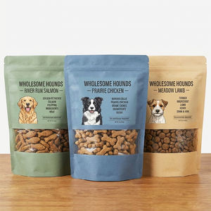 Bolsa de plástico Mylar resellable a prueba de olores, bolsa de embalaje de aluminio para alimentos de perros y Mascotas - Product Image 5