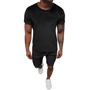 Conjunto Deportivo de Dos Piezas Personalizado para Hombre, Pantalones Cortos y Camiseta, Venta Especial OEM para Entrenamiento en Gimnasio y Deportes al Aire Libre - Product Image 2