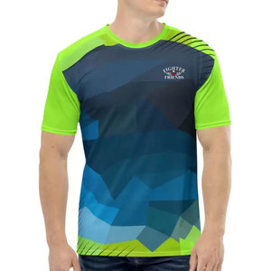 เสื้อยืดผู้ชายแบบซับลิเมชั่นสั่งทำขายส่งปี 2026 เสื้อยืดผู้ชายพิมพ์ลายทั้งตัวแบบซับลิเมชั่นสำหรับขาย - Product Image 1