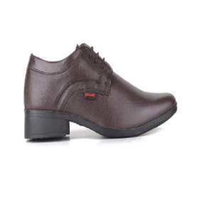 Chaussures Derby en cuir marron pour hommes, chaussures habillées classiques à lacets, pour le bureau, les événements et les réunions - Product Image 5