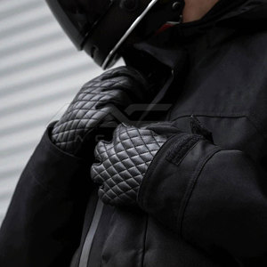 Gants de moto pour hommes, ajustement sécurisé, matière respirante, forte adhérence, construction flexible, équipement de moto routière - Product Image 6
