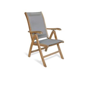 Modern Foldable Teak Wood Viro Recliner Garden <b>Chair</b> <b>Outdoor</b> Dining Armchair <b>Stackable</b> Patio Seat with Cushion Water Resistant - Product Image 4
