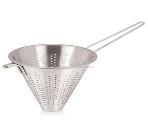 Passoire à soupe en acier inoxydable avec poignée en fil métallique - Product Image 4