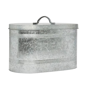 Bread Containers Blue Handpainted Bread Box Food Storage <b>Biscuit</b> Sugar Tea Coffee <b>Tin</b> Counter Storage Box For Fresh Loaves - Product Image 4