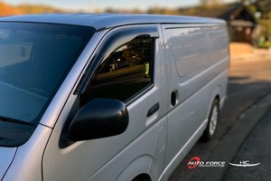 แผ่นบังแดดหน้าต่างรถยนต์ HIC วัสดุ PMMA สำหรับ TOYOTA Hiace ปี 2005~2019  100% ตรงรุ่น - Product Image 3