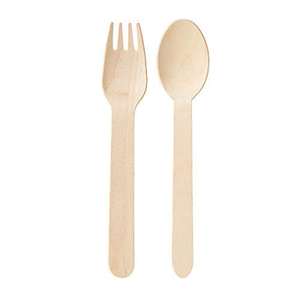 Cuillère en bois de bouleau compostable et biodégradable de 155 mm pour événements, fêtes, plats à emporter, restaurants et cafés durables, recyclable, pour aliments chauds et froids - Product Image 1