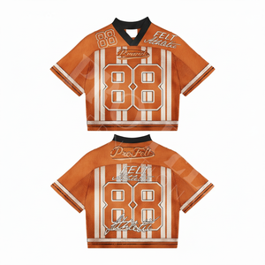 Camisetas Unisex Extra Grandes de Estilo Vintage, 100% Algodón, Transpirables, 300g, Ropa Hip Hop, Diseño de Logotipo Bordado Personalizado para Hombre - Product Image 3