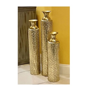 <b>Elegant</b> And Luxurious Design Aluminium flower Vase both Tabletop and floor vase - Product Image 2