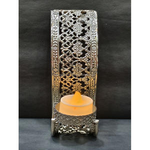 Wall <b>Hanging</b> <b>Tea</b> <b>Light</b> Candle <b>Holder</b> Classic Decoration Silver Gold <b>Tea</b> <b>Light</b> Sconces Wall for Christmas Home Ramadan Decoration - Product Image 5