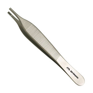 Pinzas Adson Brown de Acero Inoxidable de Alta Precisión para Manipulación de Tejidos Delicados, 4.75 Pulgadas con 7x7 Dientes - Product Image 5