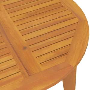 Ensemble de salle à manger de jardin en bois d'acacia massif, durable et de taille moyenne, beauté naturelle pour les repas en plein air - Product Image 6