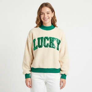 Women Oversized Sweatshirt Mock Neck Layered Design Casual Loose Fit Pullover <b>Long</b> <b>Sleeve</b> Comfortable <b>Top</b> Wholesale Fashionable - Product Image 4