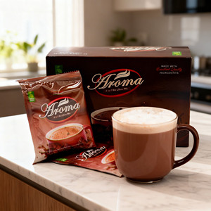 Blessed Harvest Aroma Chocolate Caliente Instantáneo 3 en 1 – Sachet de Preparación para Bebida 28g Larga Duración - Product Image 5