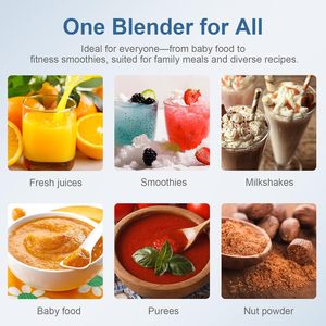 Licuadora de 1200W para Smoothies, Licuadora Personal para Batidos, Licuadora Portátil y Molinillo de Café para Cocina - Product Image 2
