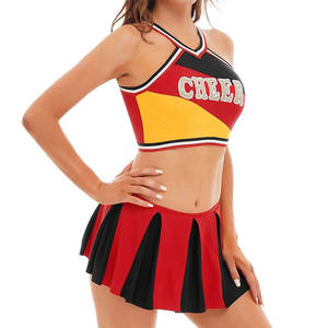 Diseña tu propio uniforme de animadoras, uniforme de práctica de tela suave, uniforme de animadoras hecho en Pakistán, en venta. - Product Image 3