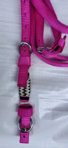 Collier de tête de cheval personnalisé, sûr, confortable et réglable, pour l'équitation, modèle Y - Product Image 3