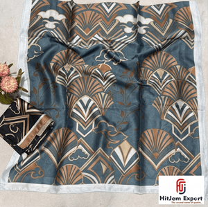 Fabricante de Bufandas de Satén Estampadas de Lujo Personalizadas, OEM, ODM, Marca Privada, Regalo Promocional Publicitario, Productos de Tela Personalizados - Product Image 6