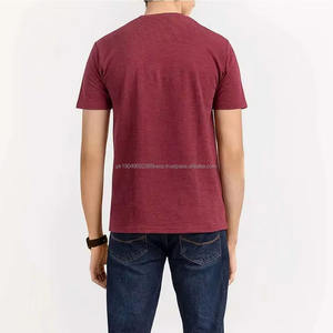 Camiseta de Alta Calidad, Camiseta Lisa para Hombre, 180 g/m², Logotipo Personalizado, Cuello Redondo Regular - Product Image 3