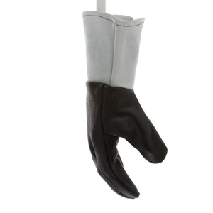 Guantes de Soldadura TIG de Cuero Vacuno Negro de Alto Rendimiento y Cuero de Vaca Reforzado, Protección para Manos, Resistentes al Fuego y Duraderos - Product Image 6