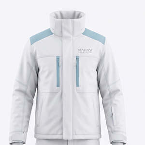 Traje de Esquí para Deportes de Invierno al Aire Libre MALUZA INDUSTRIES OEM, Chaqueta de Nieve Impermeable con Capucha y Protección Contra el Viento de 10,000 mm - Product Image 4