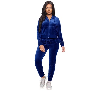 Women <b>Plus</b> <b>Size</b> Black Hooded Tracksuit Full Sleeve Solid Color Casual <b>Jogger</b> <b>Set</b> Side Pockets Elastic Waist Autumn Wear - Product Image 4