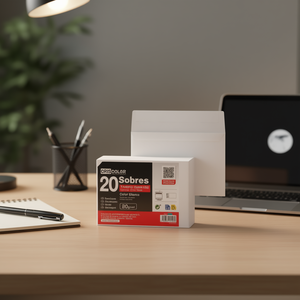 Sobre Blanco de Papel de 120x176 mm - Product Image 3