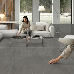 Jordan Nero 600x1200mm Métallique Salle de Bain Cuisine Salon Mur Carrelage de Sol Carrelage en Porcelaine Émaillée Polie - Product Image 6