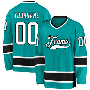 Maillot de hockey sur glace personnalisé de haute qualité, entièrement sublimé, 100% polyester, imperméable, respirant, prix abordable, faible MOQ - Product Image 2