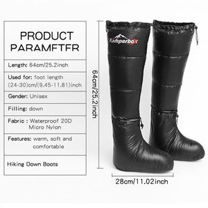 Kamperbox Snow Boots for Camping Comfy Down Socks and Sleeping Bag-for Winter Adventures - Product Image 3